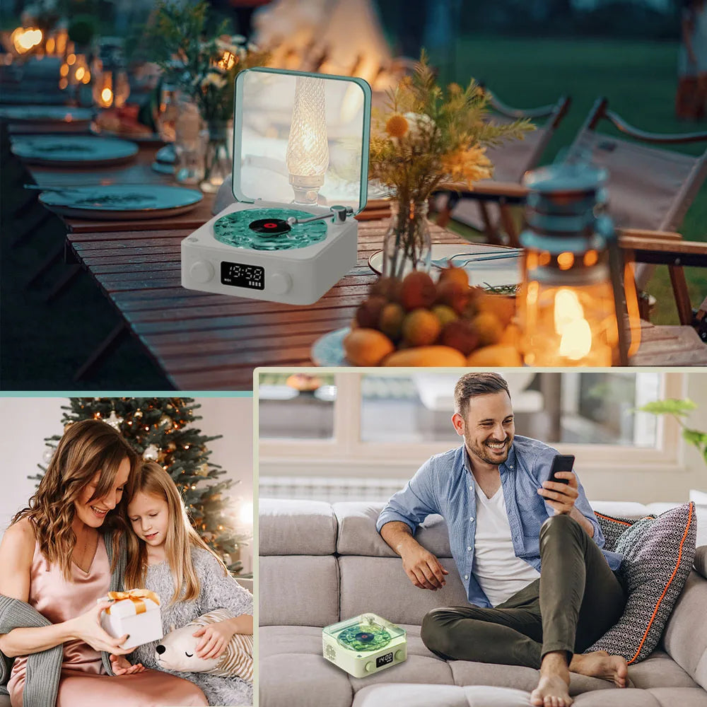 NNEDSZ White, KW03 Bluetooth Sleep Sound Machine - Retro Design with 1500mAh Battery-4