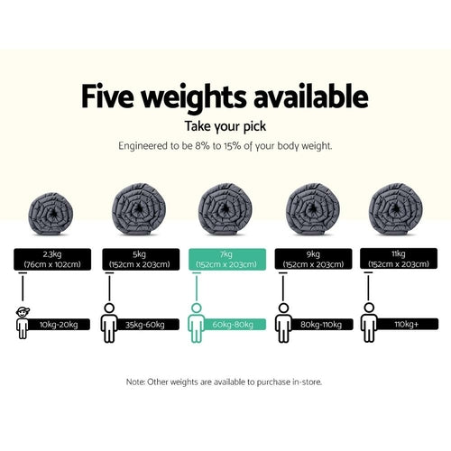 Gewichtsdecke – 7 kg | Giselle Bedding